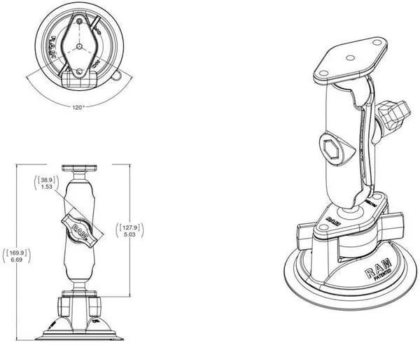 Ram Mounts - RAMB166