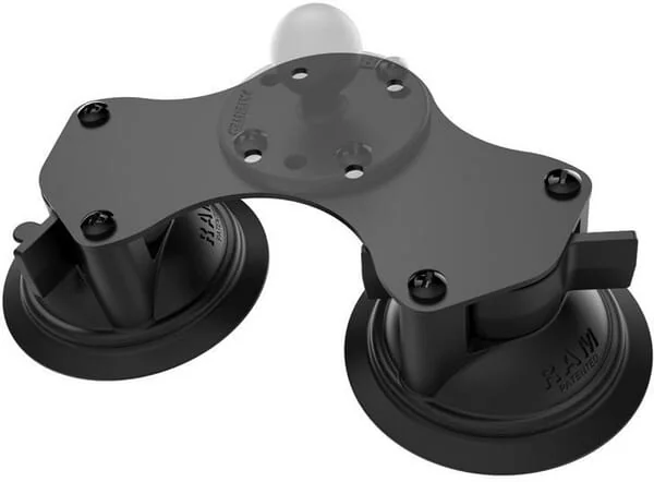 RAM® Mounts - RAMB189B - RAM® Mounts Double Suction Cup Base