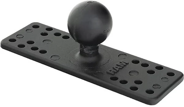 RAM Mounts - RAMC111B - Mounting plate 6 1/4"x 2", ball diameter c/1