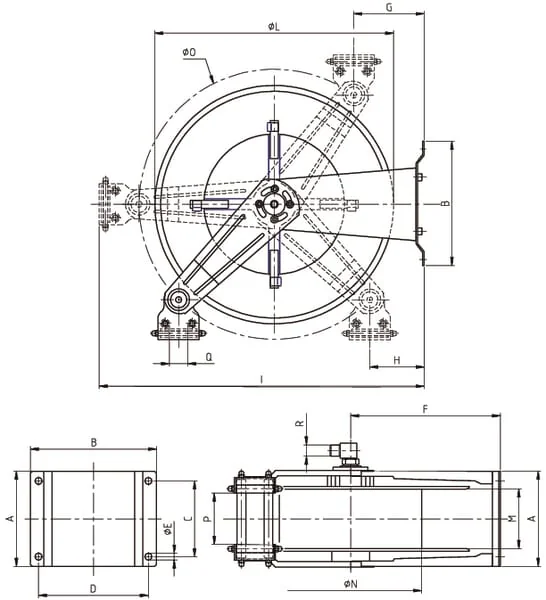 Ramex - HD825400 - Automatic Hose Reel 400 Bar Stainless Steel