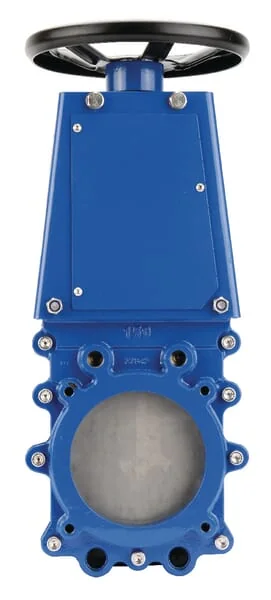 Ramus - VGRH100 - Knife Valve + Hand Wheel DN100