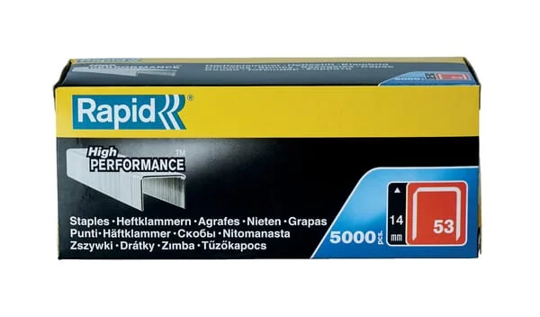 Rapid - 11860410 - Rapid Staples 53/14mm Galvanized, 5,000 Pieces