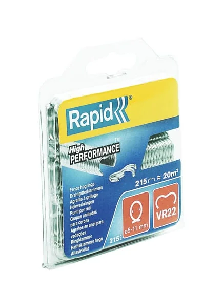 Rapid - 40108801 - Hog Rings, Rapid VR22 Galvanised