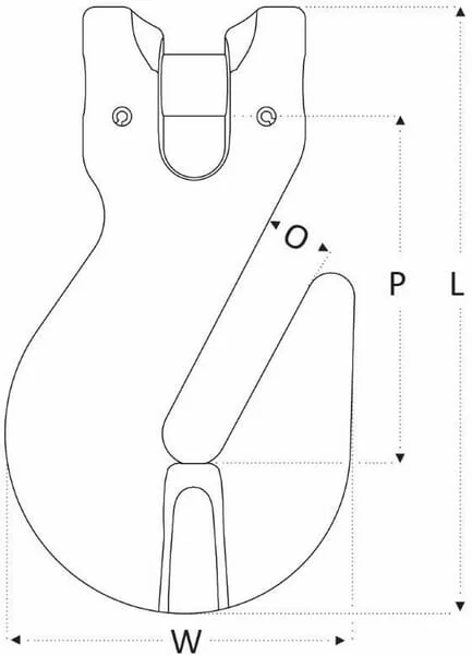 REMA - 2642008 - Hook with Eye RCG8 8mm
