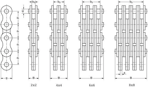 Rexnord - AL844 - Leaf Chain Rexnord