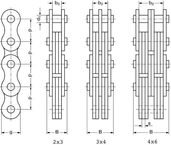 Rexnord - BL588 - Leaf Chain Rexnord