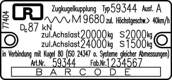 Rockinger - RO59344 - Flange Draw Eye