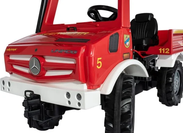 Rolly Toys - R038220 - Pedal Tractor Mercedes Benz Unimog Fire Brigade