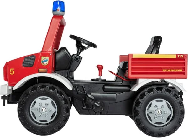 Rolly Toys - R038220 - Pedal Tractor Mercedes Benz Unimog Fire Brigade