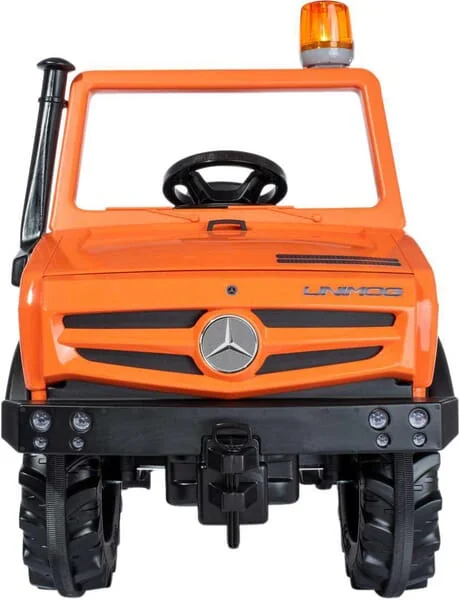 Rolly Toys - R038237 - Pedal Tractor Mercedes Benz Unimog Service Vehicle Orange