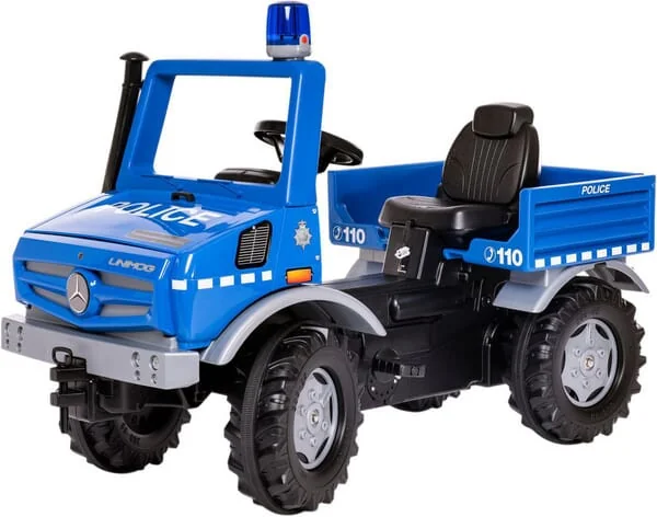 Rolly Toys - R038251 - Pedal Tractor Mercedes-Benz Unimog Police