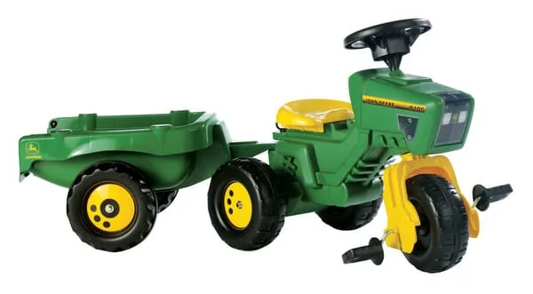 Rolly Toys - R05276 - Pedal Tractor with Front Loader and Trailer John Deere