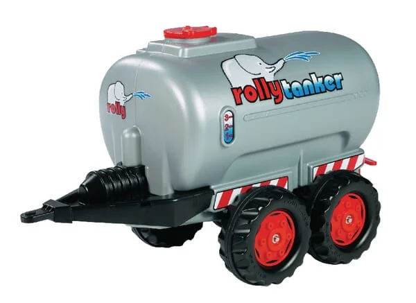 Rolly Toys - R12212 - Tanker Trailer, Silver/Red, from Age 3, Rollytanker