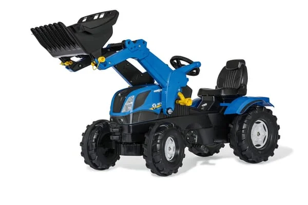 Rolly Toys - R61125 - Pedal Tractor With Front Loader, New Holland T7, From 3 Years, Rollyfarmtrac