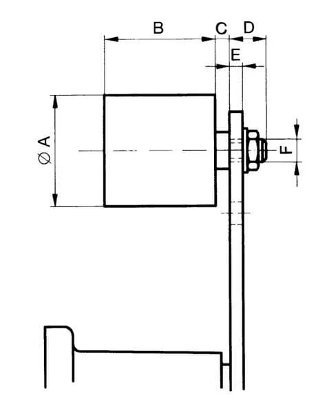 Rosta - SR1302090PVC - Tensioner Pulley PVC