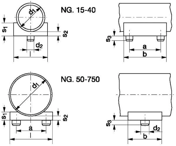 RSB - KUPK80889 - Pipe Clamp 3"