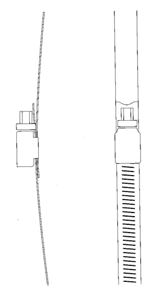 RSB - SGS110 - Clamping Band 90-110mm, For Cylinder 90-110mm