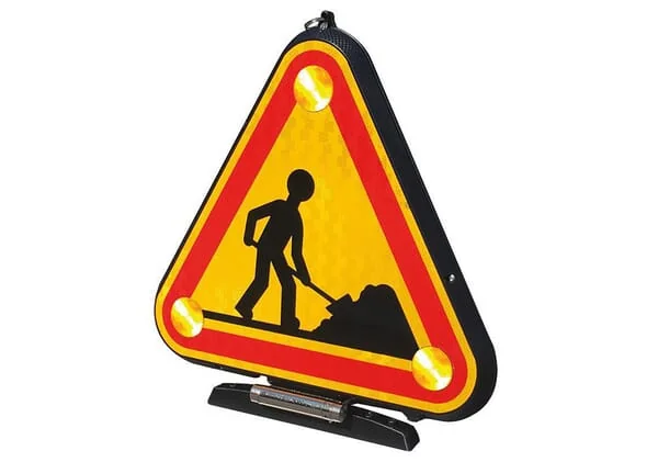Sacex - 2090L51200 - Triangle With Three LED Flashlights 10-30V 500 MM Class I