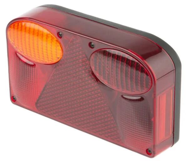 Sacex - AUF4FG2715 - Rear Light LH Rectangular, Amber/Red, Bolt On, 235X Sacex