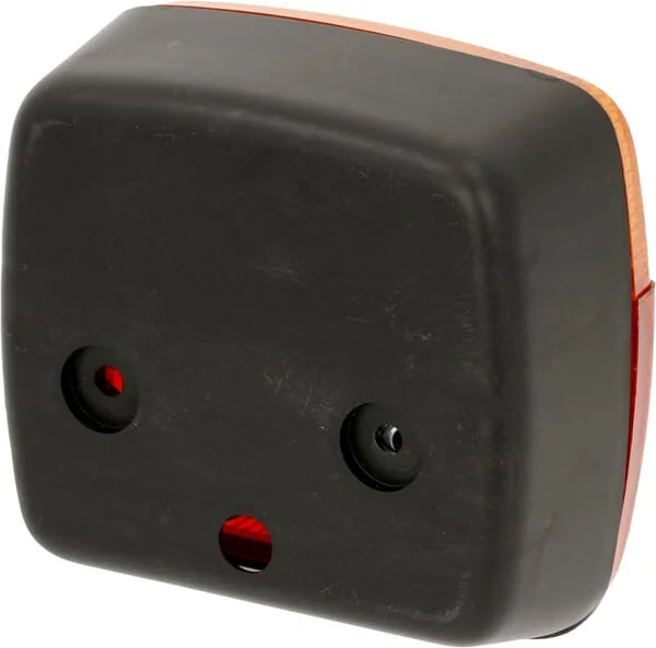 Sacex - LA11004 - Rear Light LH Square, 12/24V, Red/Amber, Screwed, 105x100x52mm
