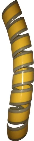 Safeplast - KBV26GLOW - Spiral Hosequard 32 (27-36mm) / 25m - Yellow with Glow Edges