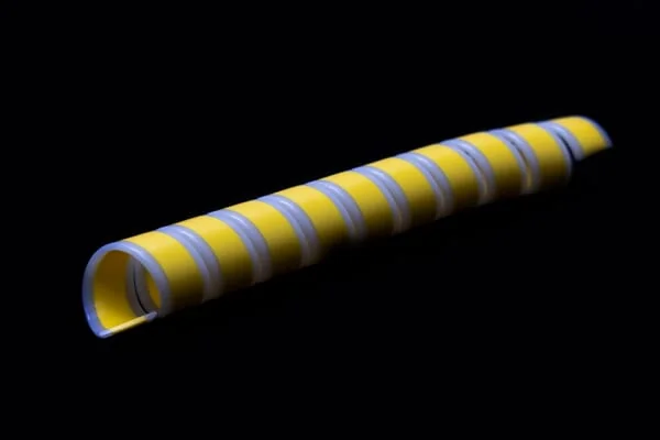 Safeplast - KBV35GLOW - Spiral Hosequard 40 (34-44mm) / 25m - Yellow with Glow Edges