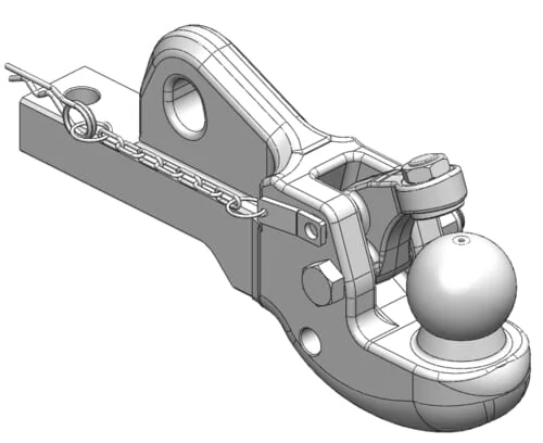 Scharmüller - 00428006A20 - Pick-Up Hitch, Insert K80