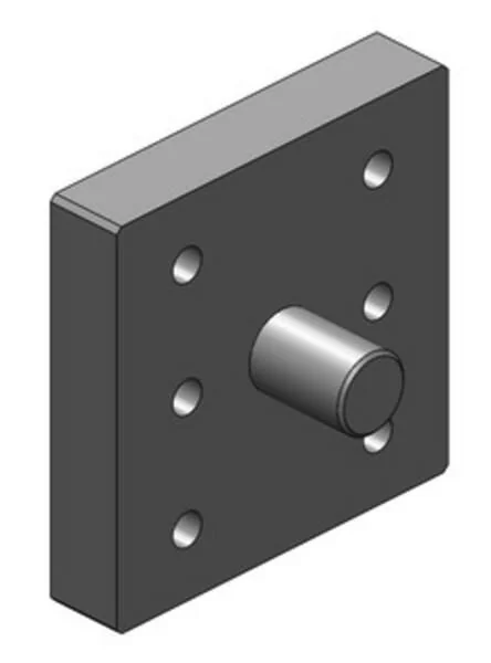 Scharmüller - 00645020 - Weld On Mounting Plate 130x115mm 6x M20