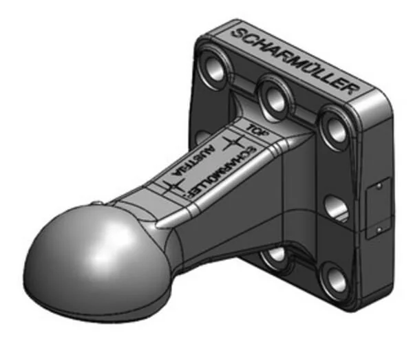 Scharmüller - 00650903A02 - Towing Eye K80® 145x145 6t ISO 24347