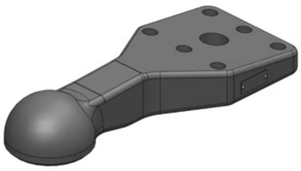 Scharmüller - 00655900A02 - Towing Eye Ball, Horizontal Flanged