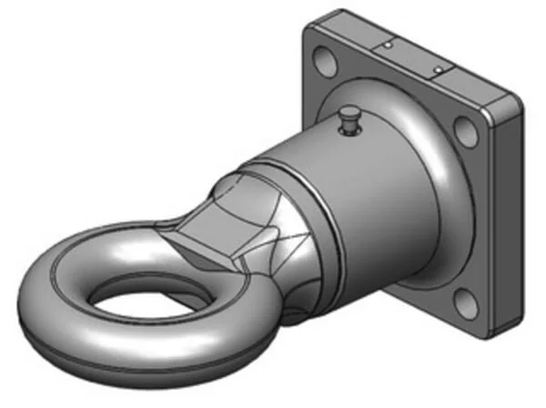 Scharmüller - 00664600A02 - Towing Eye Diameter 76mm 120x120 NATO