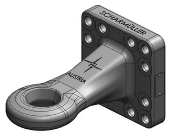 Scharmüller - 00665270A02 - Towing Eye Cat. 4 Diameter 58mm Slot 160x160 ISO 21244