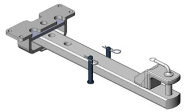 Scharmüller - 00807470A02 - Drawbar Nrs. Steyr Profi / New Holland T6000 Elite Delta Plus