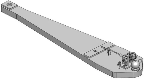 Scharmüller - 009604073A17 - Heavy Duty Drawbar K80® JD 9000, 9020, 9030, 9R