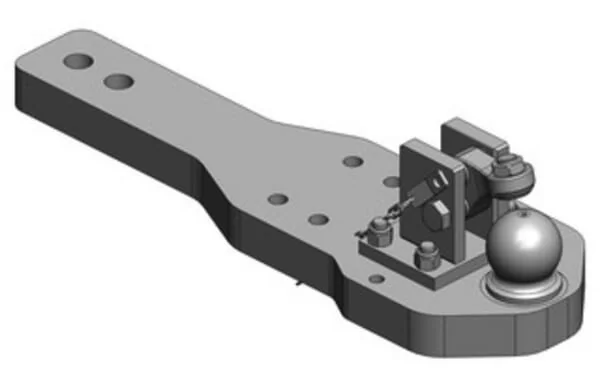 Scharmüller - 009605940A02 - Heavy Duty Drawbar K80® Steyr CVT EcoTech 6130, 6145, 6160 4T