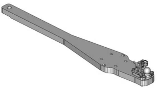 Scharmüller - 009643310A02 - Heavy Duty Drawbar K80® Case Quadtrac 470-620 (Tier 4B) Straight