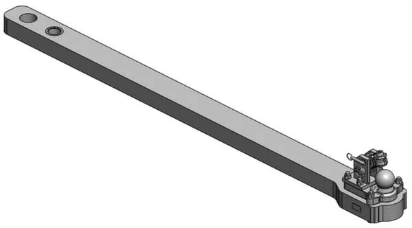 Scharmüller - 009644100A17 - Heavy Duty Drawbar K80® JD 9470RX, 9520RX, 9570RX, 9620RX