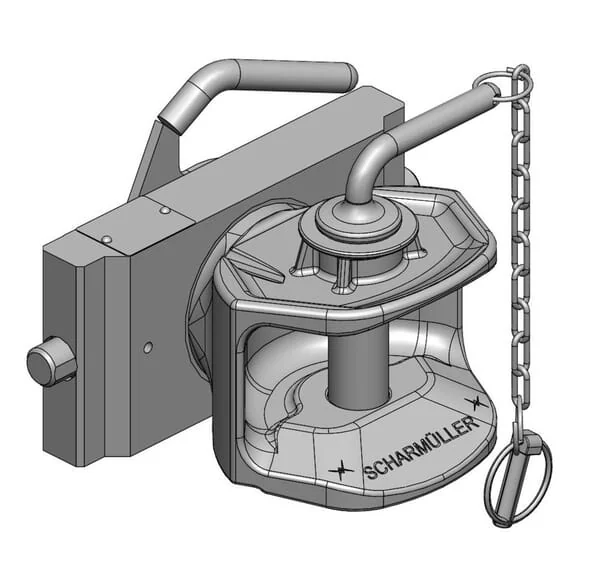 Scharmüller - 03241501A11 - Clevis Types W241 S30 Fendt K1 (Diameter 31.5mm)