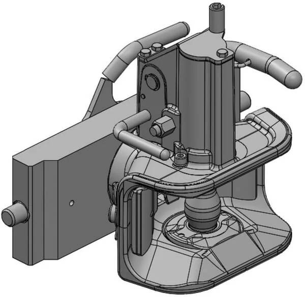 Scharmüller - 033143221A02 - Tow Coupling 38mm Autom
