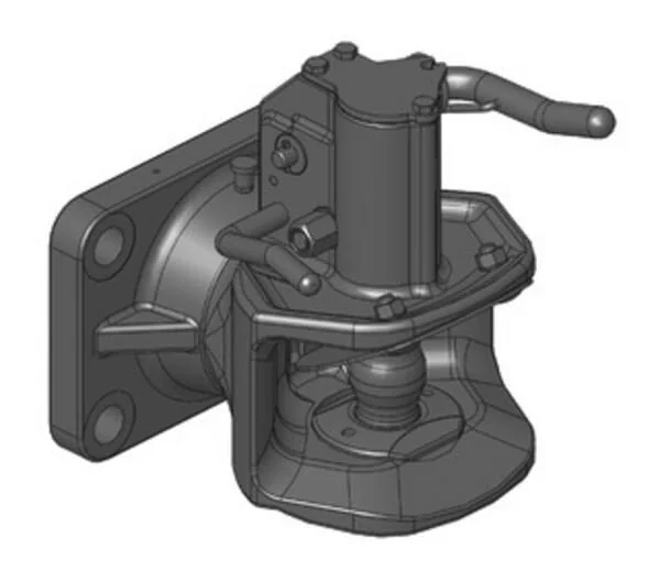 Scharmüller - 05160302A02 - Clevis Types 160x100 M20 K2 A11 (Diameter 38mm)