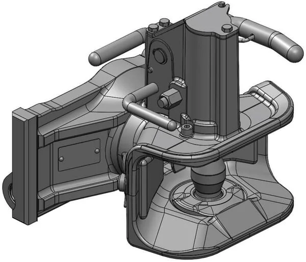 Scharmüller - 052953321A02 - Tow Coupling 38mm Autom