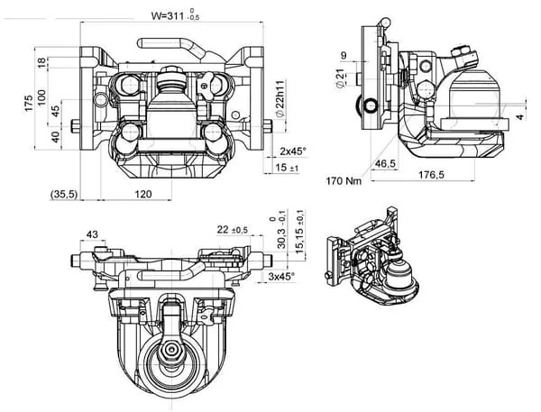 Scharmüller - 056311420A11 - Ball Coupling K80