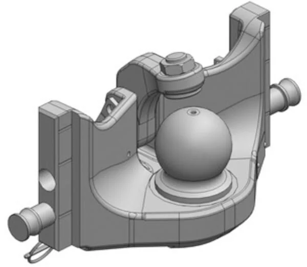 Scharmüller - 05631451A02 - Tow Ball Coupler K80 314mm