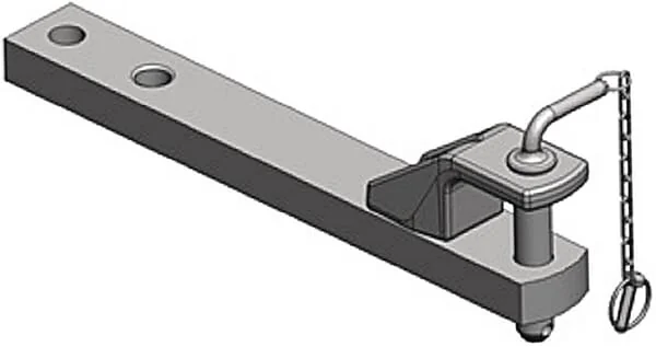 Scharmüller - 108210450A02 - Drawbar 90x50 L1045mm CAT. 2 Diameter 31,5mm