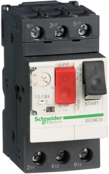 Schneider Electric - GV2ME20 - Motor Protection Relay 13-18A