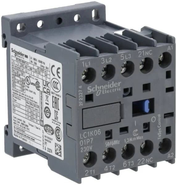 Schneider Electric - LC1K0601P7 - Contacter 6A 2.2kW
