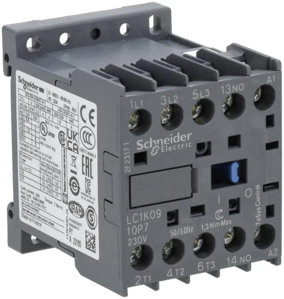 Schneider Electric - LC1K0910P7 - Contactor 9A 4kW