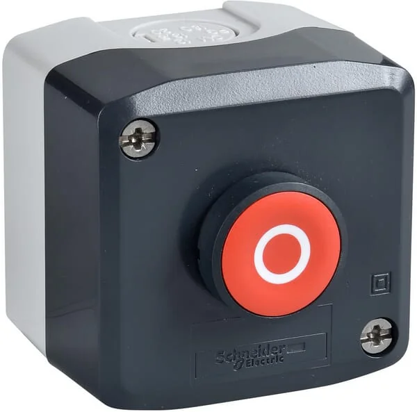 Schneider Electric - XALD112 - Push Button Box, Red