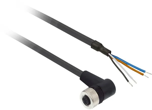Schneider Electric - XZCP1241L2 - Sensor Cable M12 Right Angle 4P-VR.