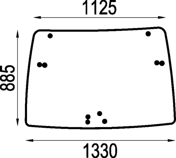 SDF - 001064030 - Windscreen Lower